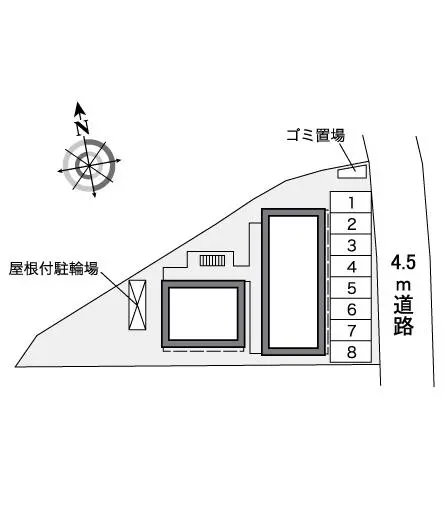 ★手数料０円★印旛郡酒々井町中川 月極駐車場